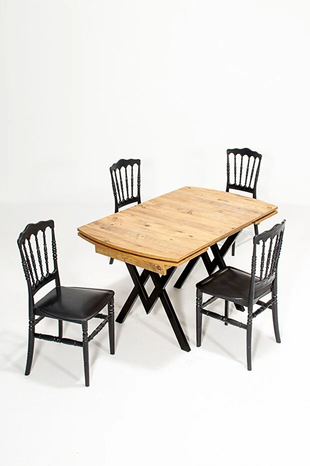 Castella Açılabilir Mutfak Masa - Ceviz